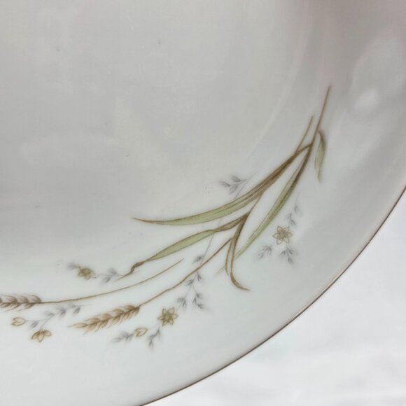 FOUR Fine China of Japan Golden Harvest Soup Bowls Gold Wheat Sprays on Rim - Picture 7 of 12